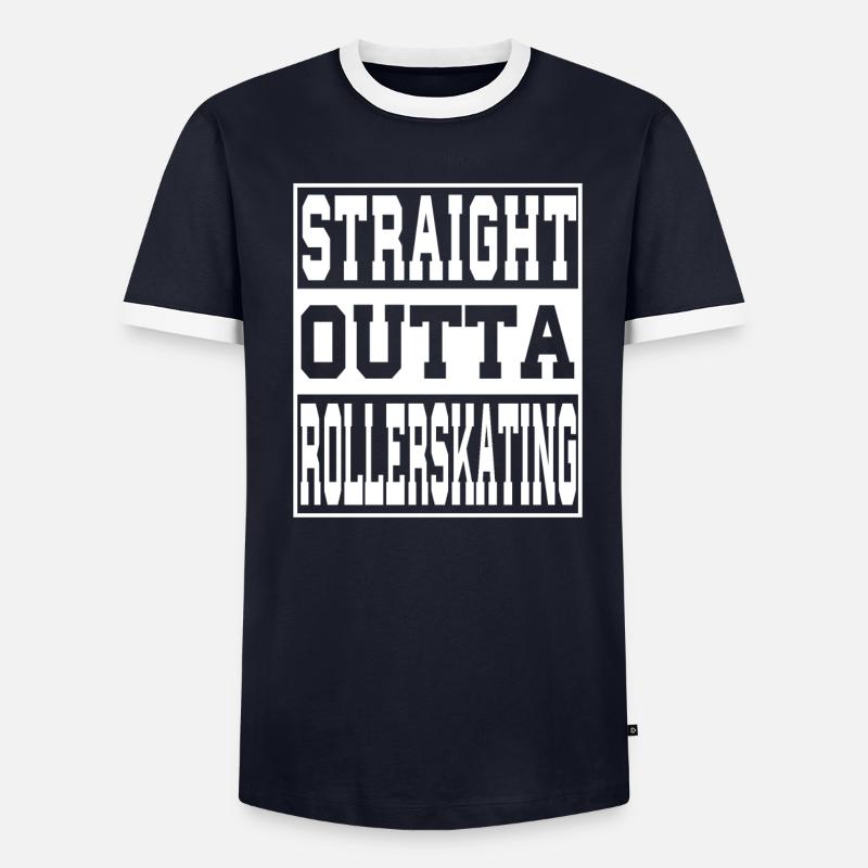 Rollerskating saying funny - Men's Ringer Shirt - undefined