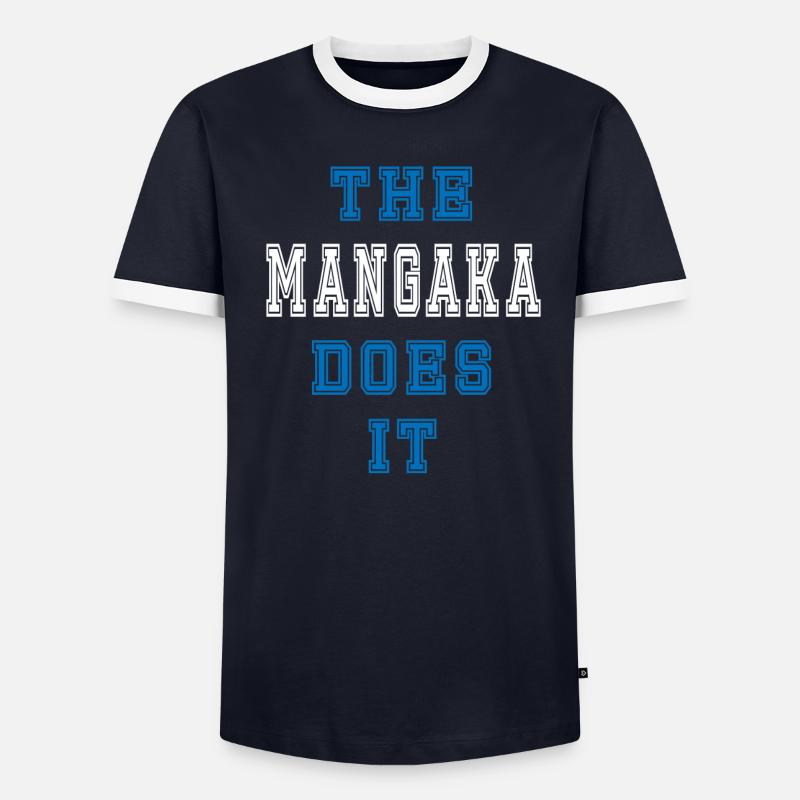 The Mangaka does it Mangaka Gift Men's Ringer Shirt