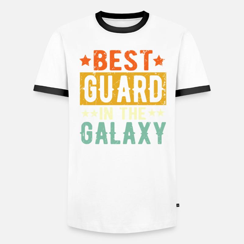 Best Security Guard ever Security Guard Gift Men's Ringer Shirt