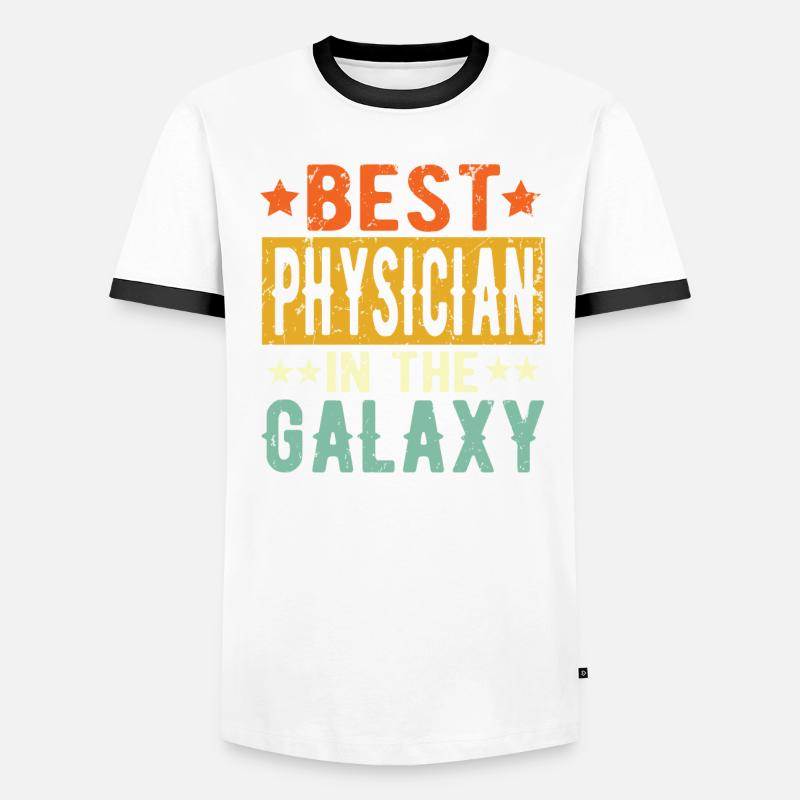 Best Physicist galaxy Physicist Gift Men's Ringer Shirt