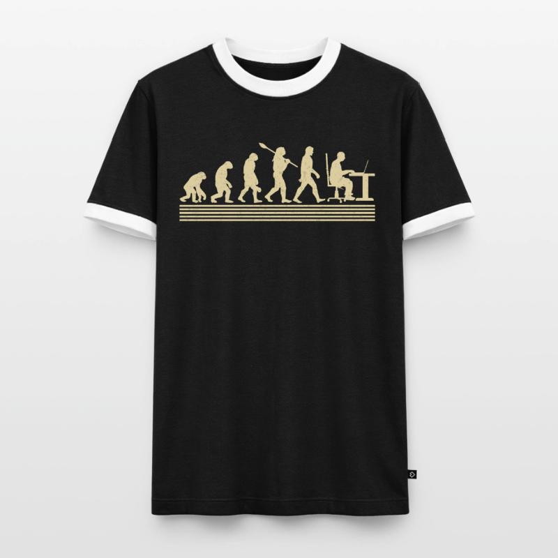 Software-developer-evolution Men's Ringer Shirt