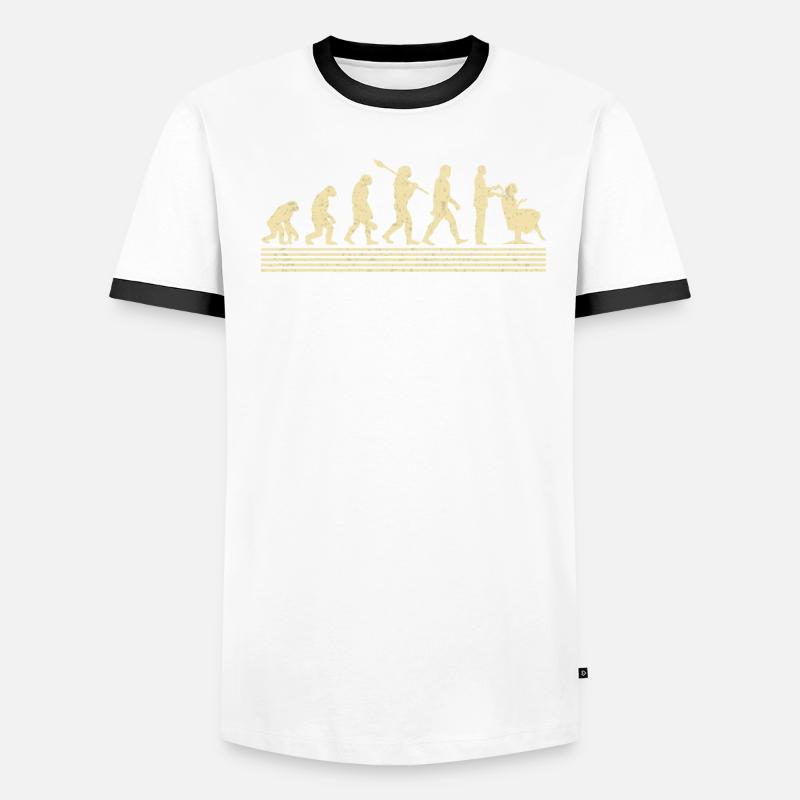 Évolution du coiffeur T-shirt contrasté Homme