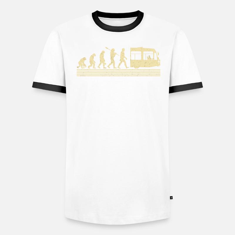 Bus driver evolution Men's Ringer Shirt