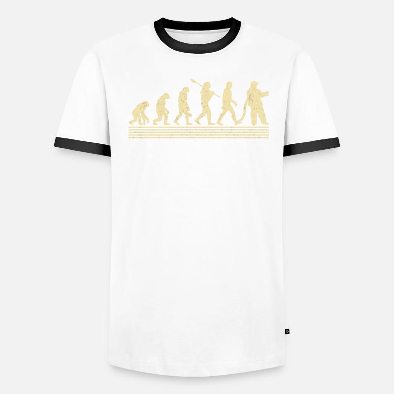 Évolution des pompiers T-shirt contrasté Homme