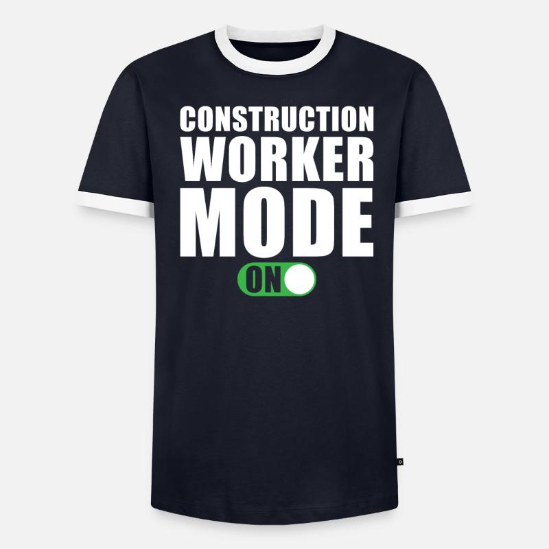 Bauarbeiter Modus Ein - Männer Kontrast-T-Shirt - undefined