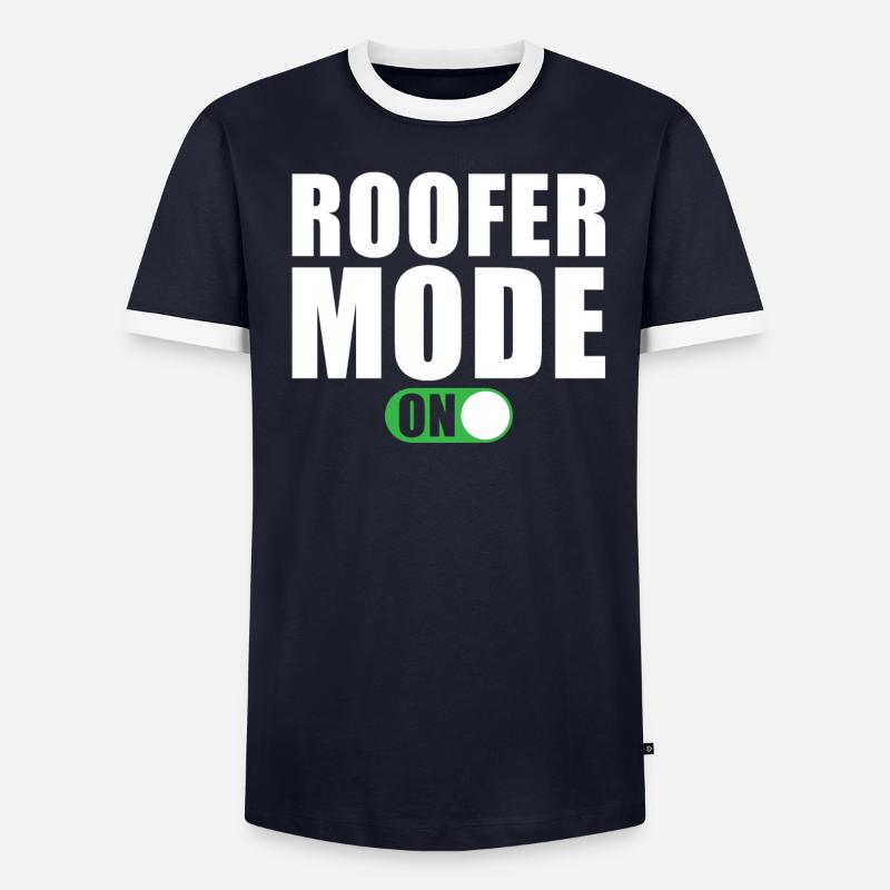 Dachdecker Modus Ein - Männer Kontrast-T-Shirt - undefined