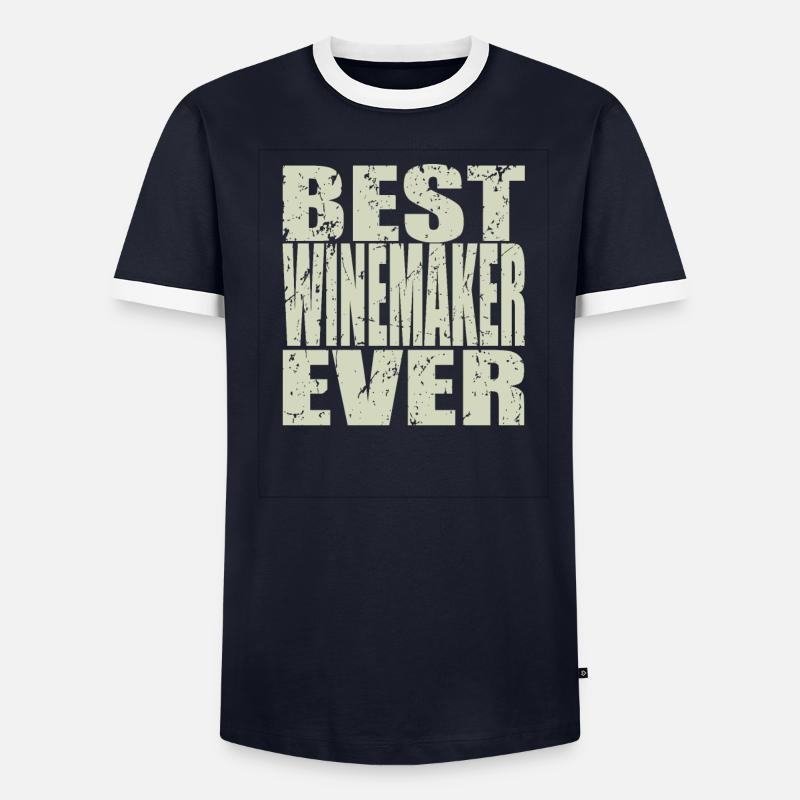 Best Winemaker ever Winemaker Gift - Men's Ringer Shirt - undefined