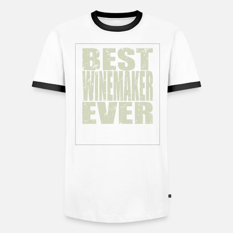 Best Winzer ever Winzer Geschenk Männer Kontrast-T-Shirt