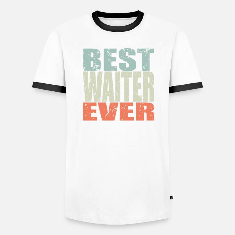 Best Kellner ever Kellner Geschenk Männer Kontrast-T-Shirt
