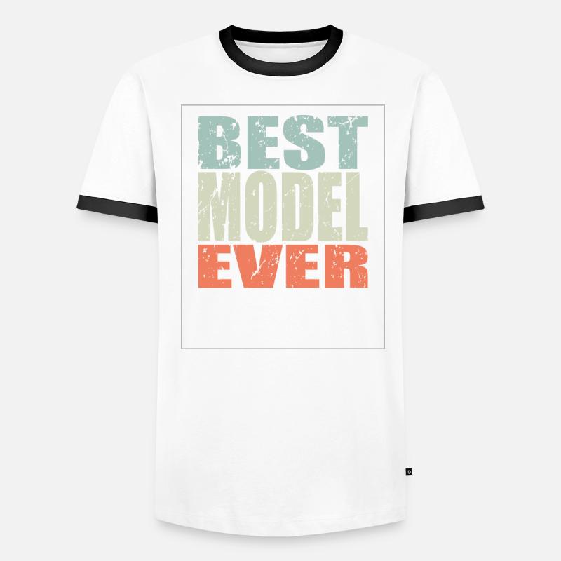 Best Model ever Model Gift Men's Ringer Shirt