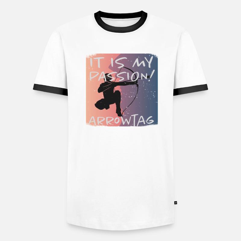 Grunge Arrowtag Men's Ringer Shirt