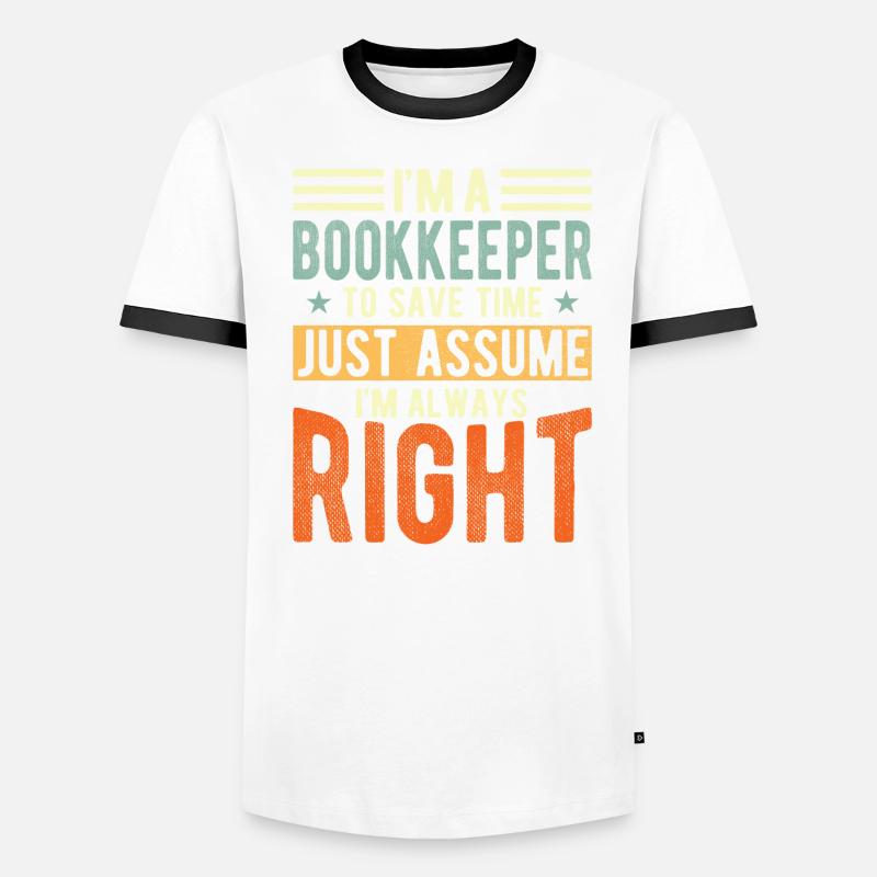 Comptable T-shirt contrasté Homme