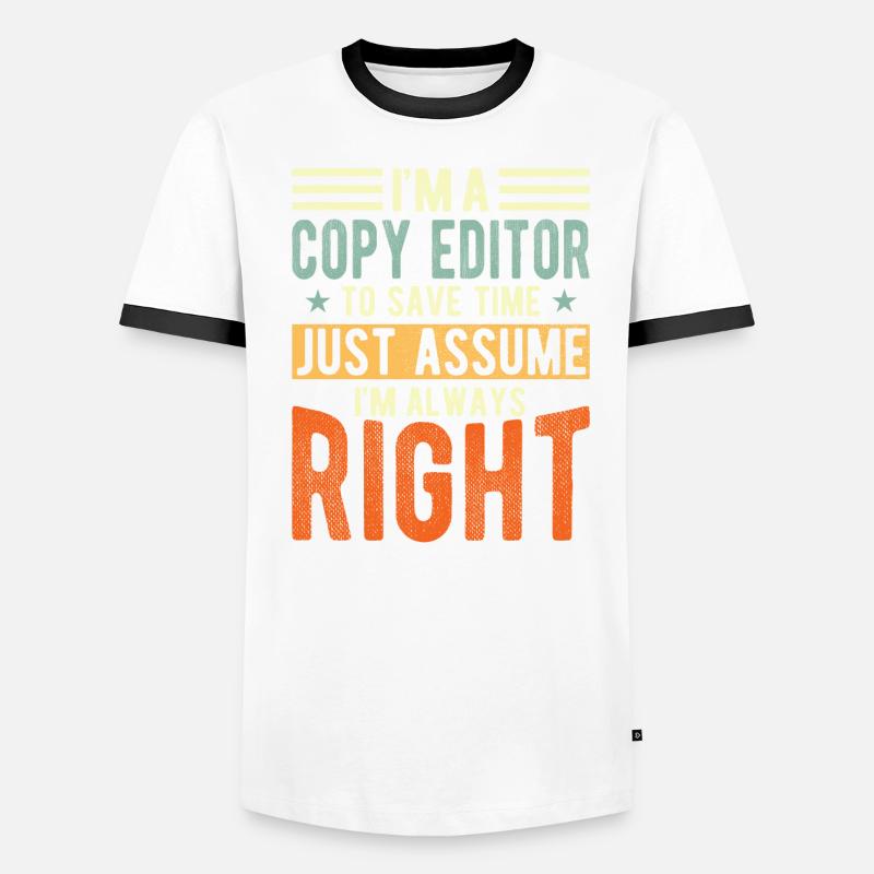 Editor Men's Ringer Shirt