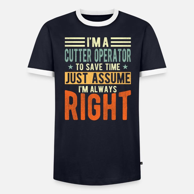 Cutter operator Men's Ringer Shirt
