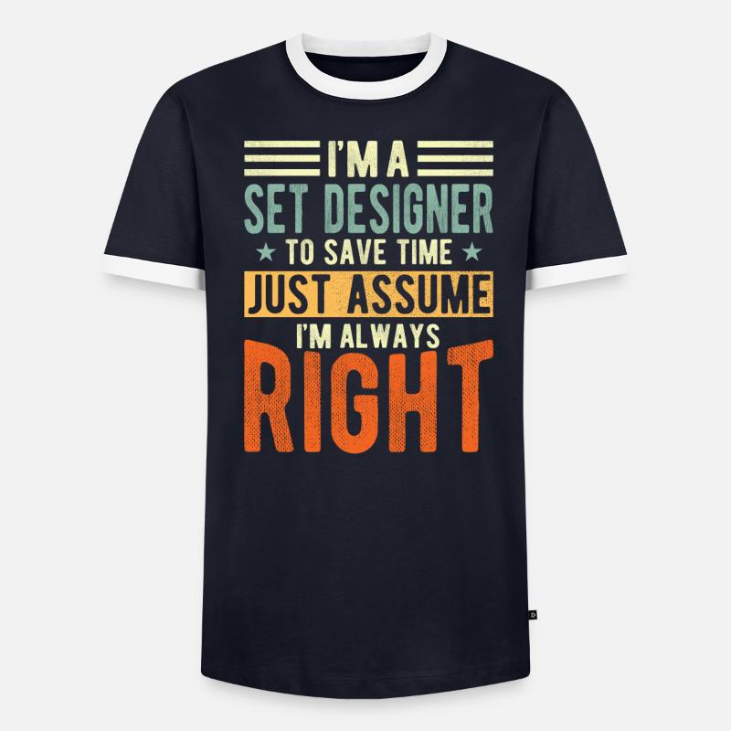 Set designer Men's Ringer Shirt