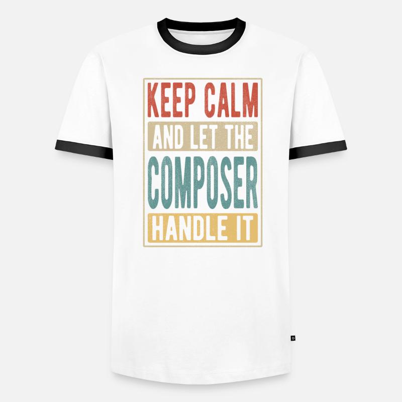Composer Retro Gift Men's Ringer Shirt