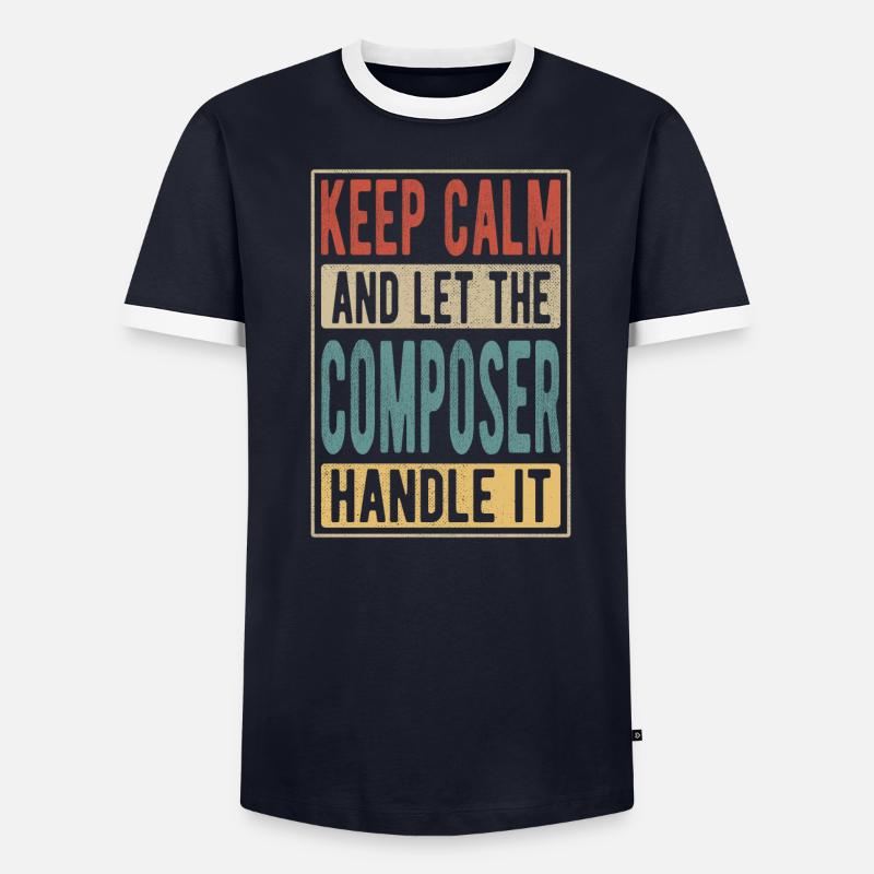 Compositeur Retro Cadeau T-shirt contrasté Homme