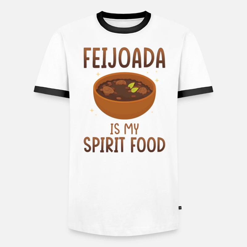 Feijoada est mon plat préféré T-shirt contrasté Homme