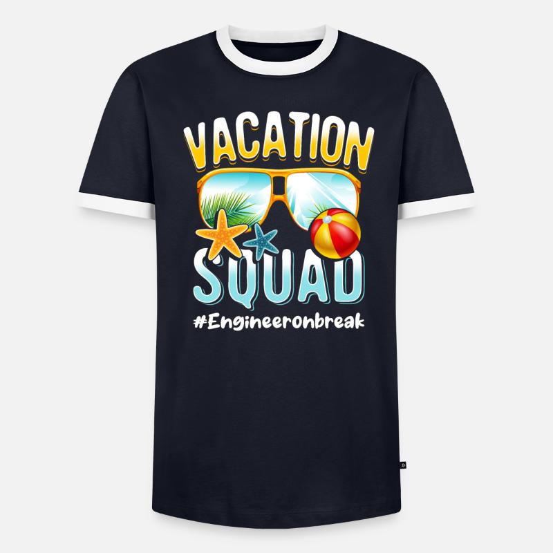 Engineer Vacation Squad #Engineeronbreak - Men's Ringer Shirt - undefined