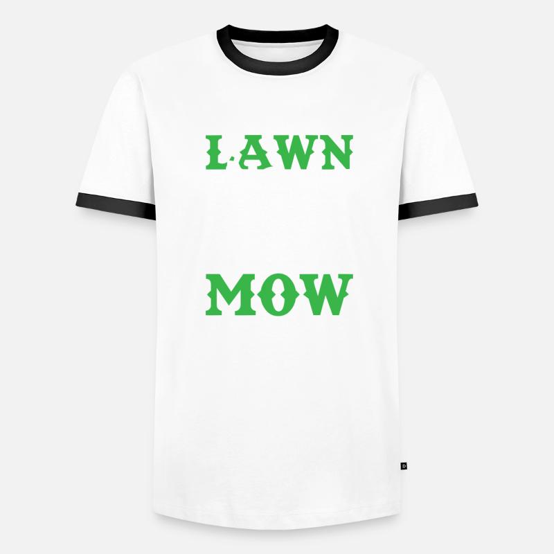 Der Rasen wird sich nicht selbst mähen Männer Kontrast-T-Shirt