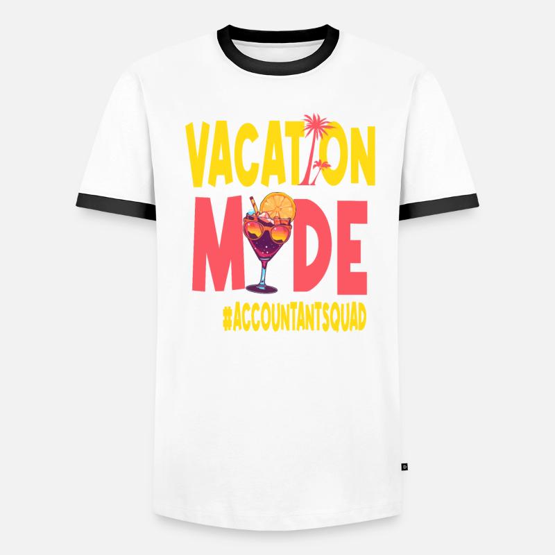 Comptable Vacances Vacy Mode Comptable T-shirt contrasté Homme