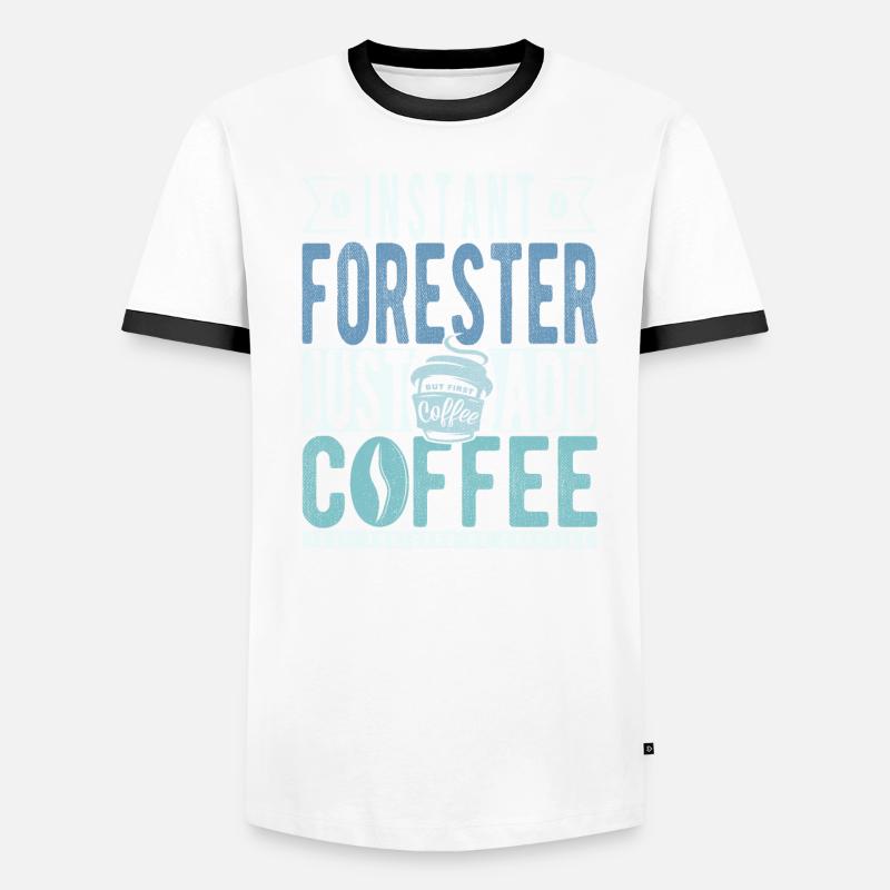 Instant Forester Il suffit d’ajouter du café T-shirt contrasté Homme