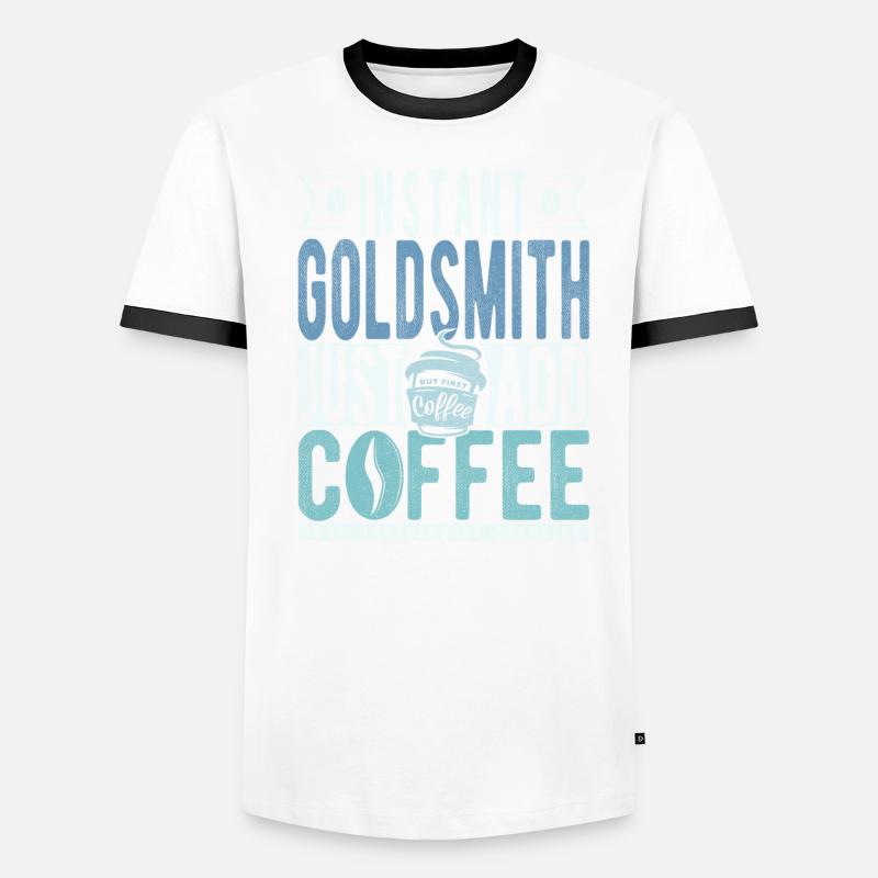 Orfèvre instantané il suffit d’ajouter du café T-shirt contrasté Homme