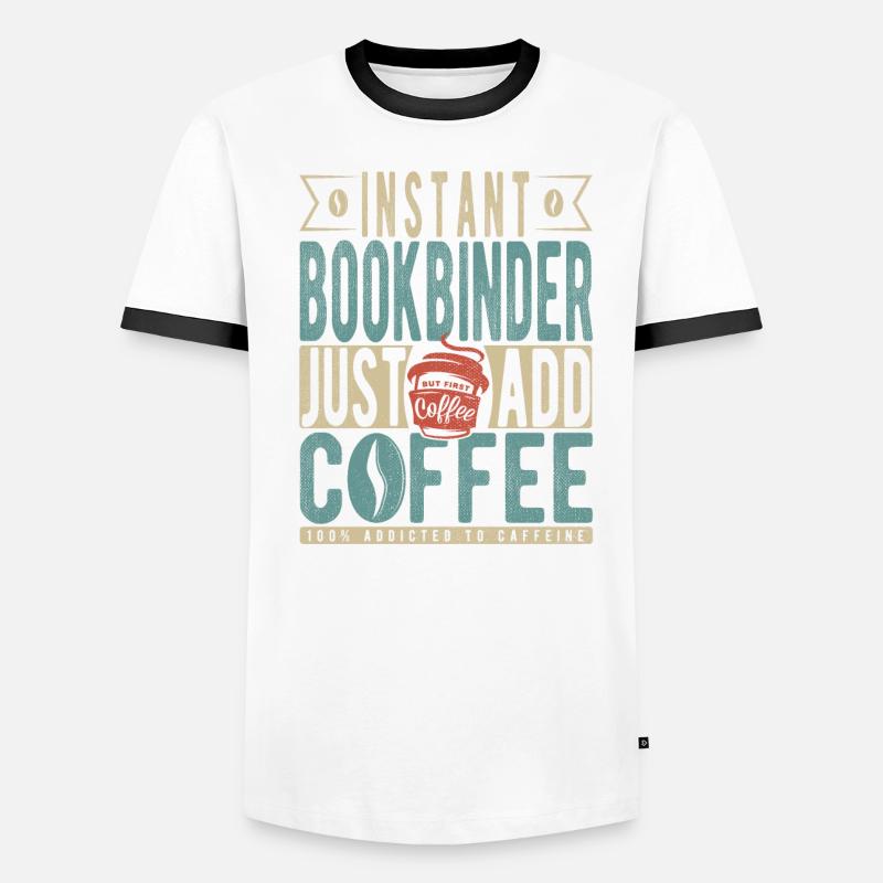 Relieur instantané Il suffit d’ajouter du café T-shirt contrasté Homme