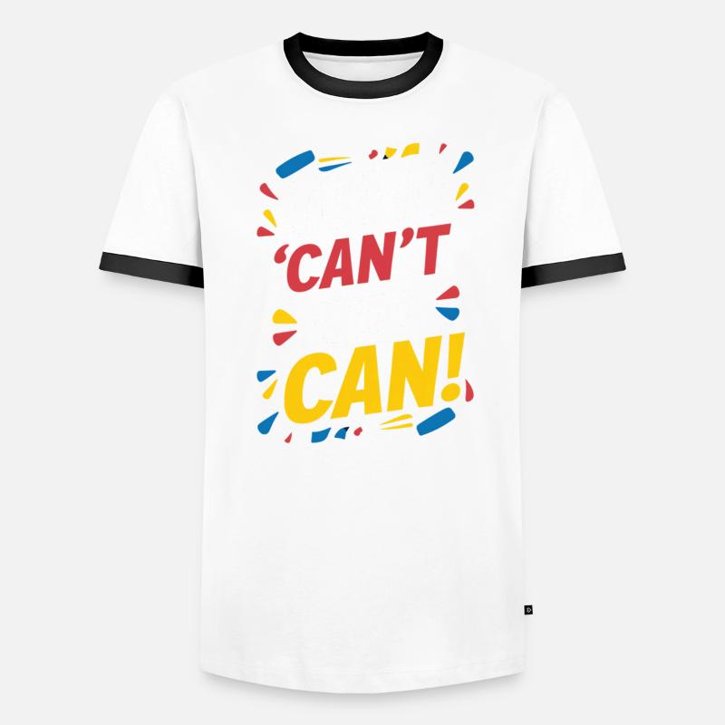 Convertir Impossible de pouvoir être capable T-shirt contrasté Homme