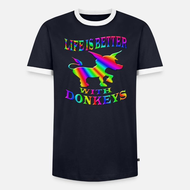 baudet T-shirt contrasté Homme