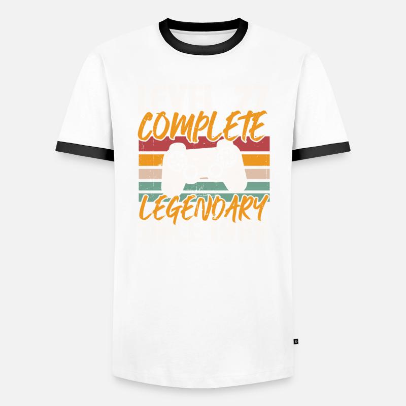 Geburtstagsgeschenk, Level 27 Complete 1996 Männer Kontrast-T-Shirt