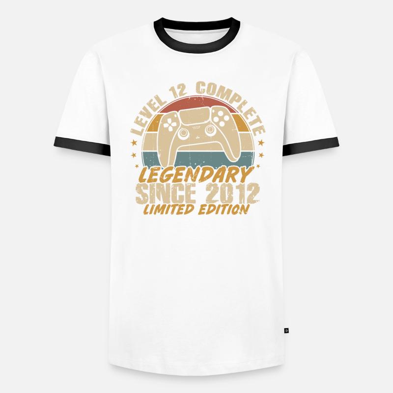 Level 12 Complete Legendary since 2012 Men's Ringer Shirt