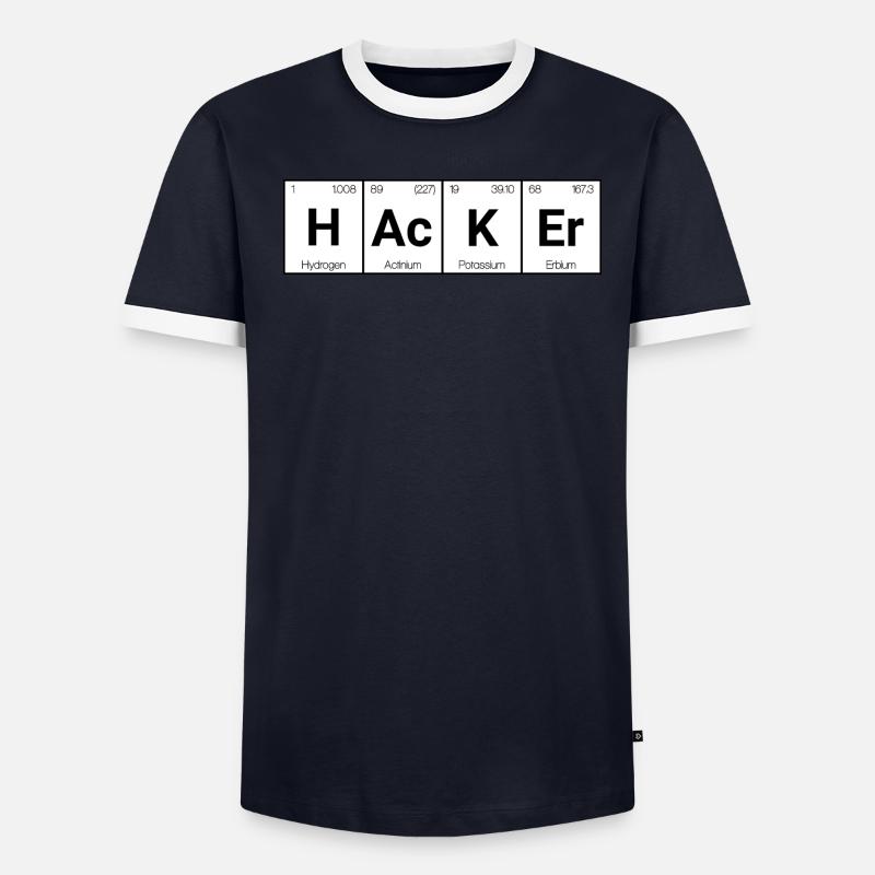 pirate informatique T-shirt contrasté Homme