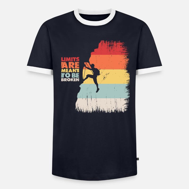 Klettern - Männer Kontrast-T-Shirt - undefined