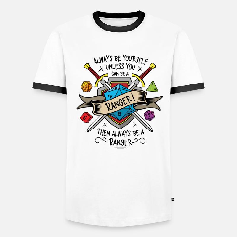 Sei immer du selbst, es sei denn, du kannst ein Ranger sein Männer Kontrast-T-Shirt