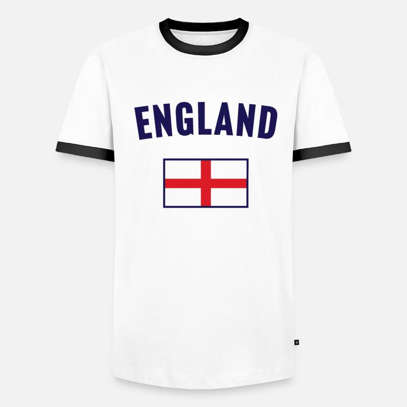 Drapeau de l’Angleterre T-shirt contrasté Homme