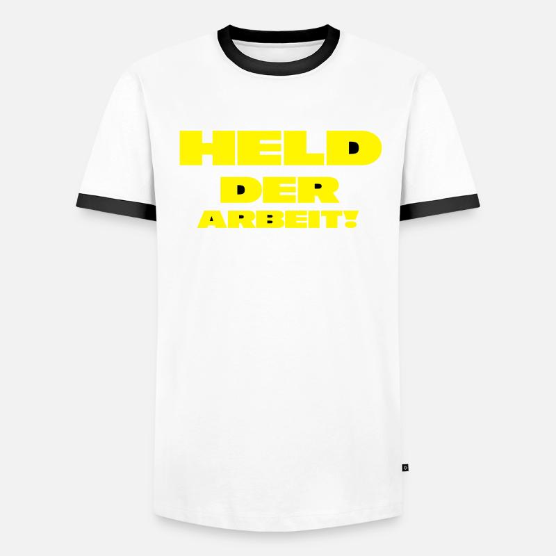 Held der Arbeit Männer Kontrast-T-Shirt