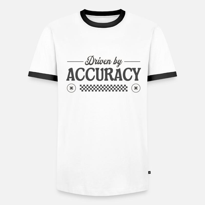 Driven by Accuracy – Precision with Pride Men's Ringer Shirt