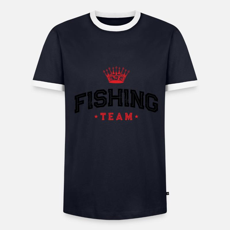 Équipe de pêche T-shirt contrasté Homme