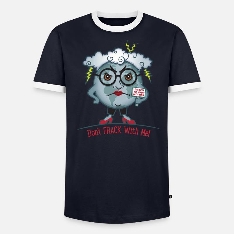 Mère Terre / Ne pas fracasser avec moi T-shirt contrasté Homme
