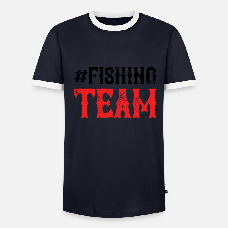 Équipe de pêche T-shirt contrasté Homme