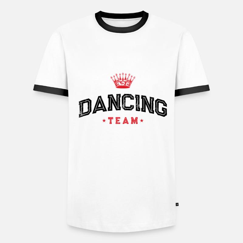 Équipe de danse T-shirt contrasté Homme