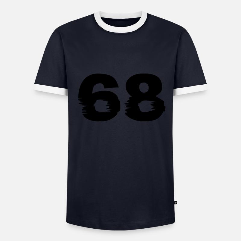 Numéro 68 T-shirt contrasté Homme