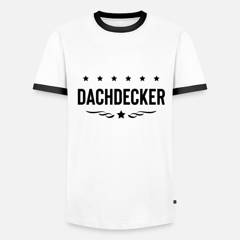 Dachdecker Beruf Männer Kontrast-T-Shirt