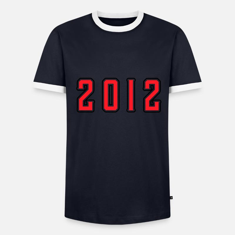 Anniversaire 2012 T-shirt contrasté Homme