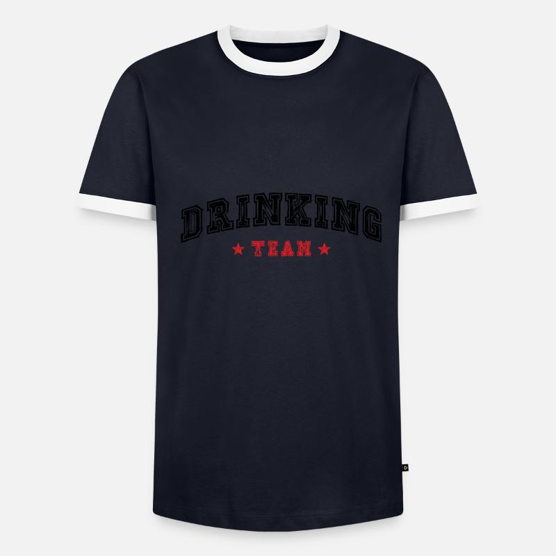 Équipe de consommation d’alcool T-shirt contrasté Homme