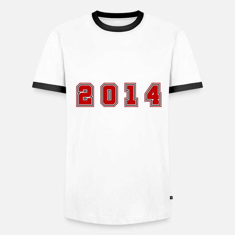 Numéro de l’année 2014 T-shirt contrasté Homme