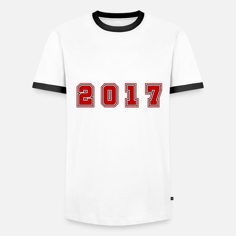 Numéro de l’année 2017 T-shirt contrasté Homme