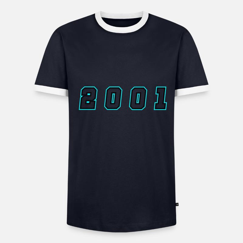 Numéro de l’année 2001 T-shirt contrasté Homme