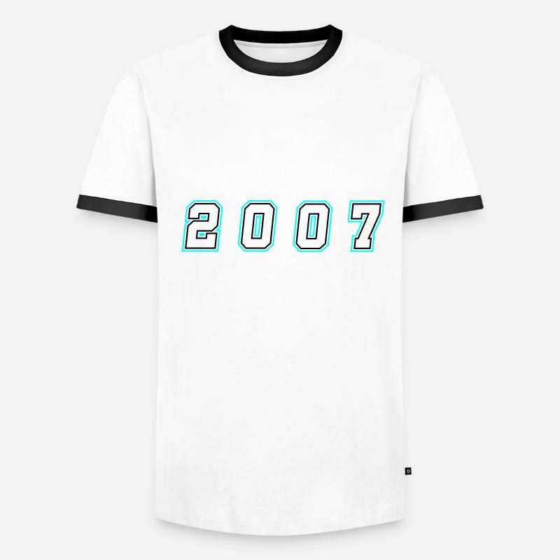 Numéro de l’année 2007 T-shirt contrasté Homme